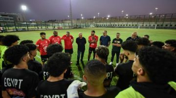 قبل التوجه إلى المغرب.. أبو ريدة يتابع تدريبات المنتخبات