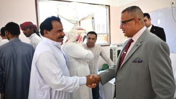 محافظ جنوب سيناء: توفير سبل الراحة للناخبين خاصة كبار السن وذوي الهمم محافظ جنوب سيناء: توفير سبل الراحة للناخبين خاصة كبار السن وذوي الهمم