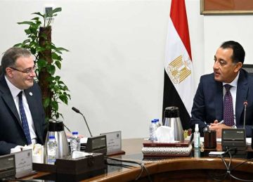 مدبولي يبحث جهود تطوير العمل الإداري والإصلاح المؤسسي مع رئيس التنظيم والإدارة مدبولي يبحث جهود تطوير العمل الإداري والإصلاح المؤسسي مع رئيس التنظيم والإدارة