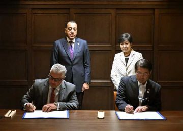 مدبولي يشهد توقيع مذكرة تفاهم للتعاون بين اقتصادية قناة السويس و حكومة طوكيو في مجال الهيدروجين الأخضر