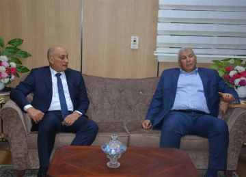 محافظ الوادي الجديد يقدم التهنئة لمدير أمن الوادي الجديد لتوليه مهام منصبه