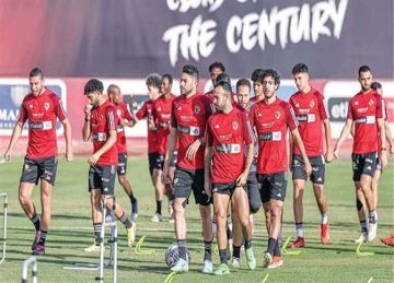 الأهلي يستأنف تدريباته بلا راحة استعدادا لمباراة بيراميدز