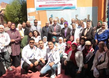 قافلة طبية خيرية للكشف والعلاج المجاني بمدرسة الشهيد أحمد جلال بأسيوط