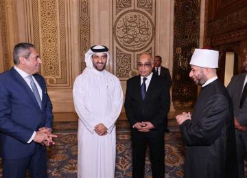 وزيرا العدل والأوقاف يستقبلان وفدا قضائيا من دولة الإمارات بالعاصمة الإدارية الجديدة (صور) وزيرا العدل والأوقاف يستقبلان وفدا قضائيا من دولة الإمارات بالعاصمة الإدارية الجديدة (صور)