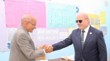 رئيس النيابة الإدارية يدلى بصوته في انتخابات الشيوخ ويتفقد اللجان.. صور