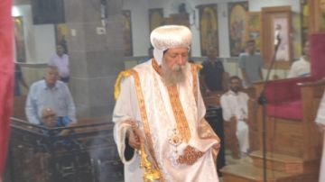 نهضة للعذراء ورسامة شمامسة بكنيسة الثلاث مقارات القديسين بوادي النطرون نهضة للعذراء ورسامة شمامسة بكنيسة الثلاث مقارات القديسين بوادي النطرون