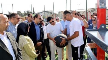 وزير الرياضة يشهد اللقاء الختامى لمشروع اللياقة البدنية بالإسماعيلية.. صور