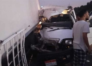 إصابة 7 أشخاص في حادث تصادم سيارتين بالدقهلية إصابة 7 أشخاص في حادث تصادم سيارتين بالدقهلية