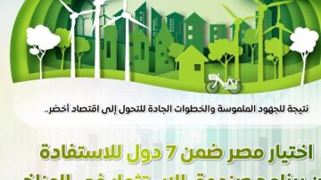 الوزراء: مصر ضمن 7 دول حول العالم تستفيد من برنامج صندوق الاستثمار في المناخ بقيمة مليار دولار