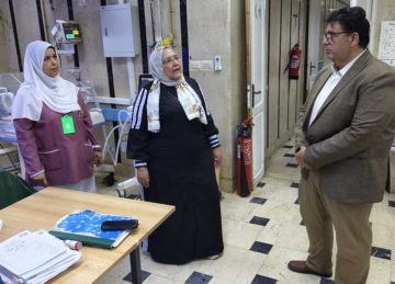 وكيل مديرية الصحة بمطروح يتفقد سير العمل بمستشفي الأطفال التخصصي