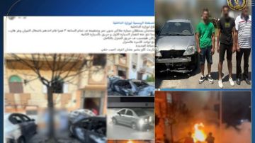 الداخلية تكشف ملابسات واقعة إضرام النيران في سيارتين بدمياط