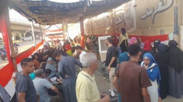 اليوم الثاني..طوابير من الناخبين للإدلاء بأصواتهم في انتخابات الشيوخ بالعياط اليوم الثاني..طوابير من الناخبين للإدلاء بأصواتهم في انتخابات الشيوخ بالعياط