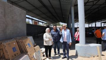 تمهيدا لافتتاحه.. محافظ المنيا يتابع الأعمال الإنشائية بمجمع المواقف المطور