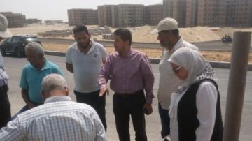 رئيس جهاز مدينة المنيا الجديدة يتفقد أعمال التطوير رئيس جهاز مدينة المنيا الجديدة يتفقد أعمال التطوير