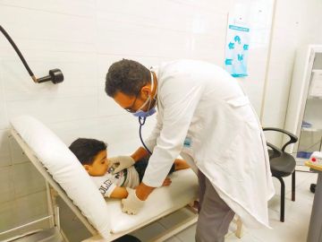 نجاح حملة اطمن على ابنك للفحص الطبي لطلاب المدارس