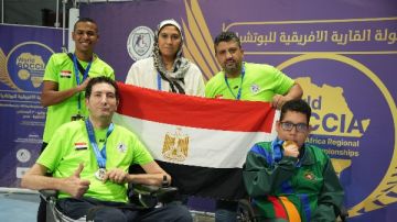 8 ميداليات لمصر في منافسات الفردي بالبطولة الأفريقية للبوتشيا 2025 8 ميداليات لمصر في منافسات الفردي بالبطولة الأفريقية للبوتشيا 2025
