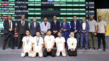 وزيرا الاتصالات والرياضة يشهدان حفل ختام المسابقة المصرية للبرمجة لشباب الجامعات ECPC