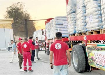 مصدر بشمال سيناء: إدخال 63 شاحنة وقود ومساعدات إنسانية وإغاثية إلى قطاع غزة مصدر بشمال سيناء: إدخال 63 شاحنة وقود ومساعدات إنسانية وإغاثية إلى قطاع غزة