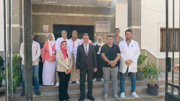 وكيل صحة بني سويف يتفقد وحدة الإسكان الاجتماعي الصحية بمنطقة الـ 77 فدانا