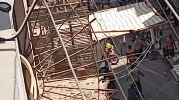 انهيـار عقار مكون من 4 طوابق في الزقازيق