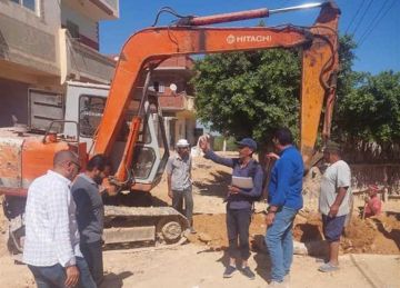 لجنة هندسية من المصرية للاتصالات لتوصيل كابلات الإنترنت الفايبر بـ منتزة الإسكندرية 