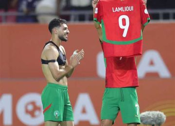منتخب المغرب يتوج ببطولة أمم أفريقيا للمحليين بعد الفوز على مدغشقر (فيديو) منتخب المغرب يتوج ببطولة أمم أفريقيا للمحليين بعد الفوز على مدغشقر (فيديو)