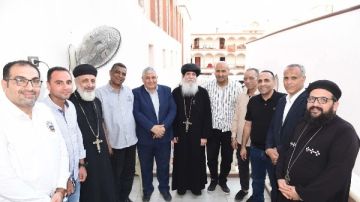 استقبالات وتهاني بصوم العذراء ببني سويف