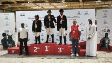 4 ميداليات متنوعة لفرسان الأولمبياد الخاص المصري ببطولة الترويض بالعين الإماراتية 4 ميداليات متنوعة لفرسان الأولمبياد الخاص المصري ببطولة الترويض بالعين الإماراتية