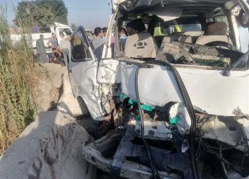 إصابة 6 أشخاص في تصادم سيارتين على طريق طنطا- كفر الزيات 