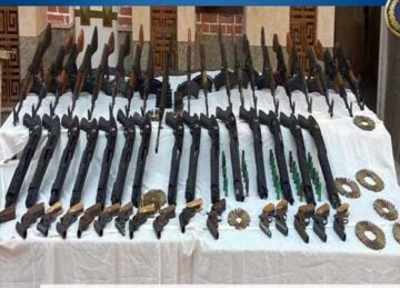 ضبط 382 قضية مخدرات و162 قطعة سلاح ناري في حملات أمنية على مستوى الجمهورية