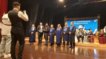 في حفل مبهج.. تخرج دفعة جديدة بطب حلوان