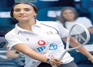 آمنة الطرابلسى رئيسة اتحاد الاسكواش لـ المصرى اليوم : نتصدى لمشكلة التجنيس بـ الدعم المالى والمعنوى 