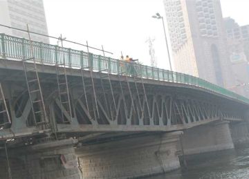 إعادة فتح كوبري الجلاء في الجيزة أمام حركة المرور في الاتجاهين عقب الانتهاء من أعمال الصيانة