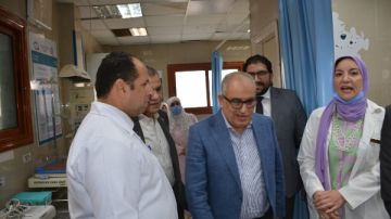 رئيس الهيئة العامة للتأمين الصحي يتابع التطوير والارتقاء بمستوى الأداء الطبي لمستشفيات وعيادات الغربية