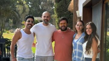 ياسمين رئيس تشارك صورا من كواليس فيلم ماما وبابا بعد نجاحه في شباك التذاكر.. صور