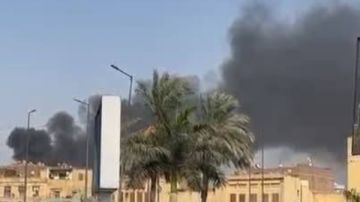 الدفع بـ 6 سيارات إطفاء وخزان مياه للسيطرة على حريق بولاق أبو العلا.. شاهد الدفع بـ 6 سيارات إطفاء وخزان مياه للسيطرة على حريق بولاق أبو العلا.. شاهد