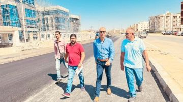 رئيس جهاز القاهرة الجديدة يتفقد أعمال التطوير ورفع كفاءة الطرق بحي اللوتس والتسعين الشمالي رئيس جهاز القاهرة الجديدة يتفقد أعمال التطوير ورفع كفاءة الطرق بحي اللوتس والتسعين الشمالي