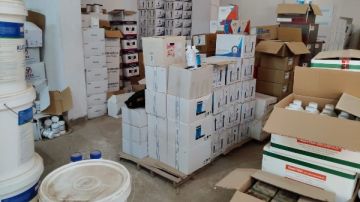 مصادرة 2 طن ونصف أدوية بيطرية مجهولة المصدر داخل مخزن غير مرخص بالغربية