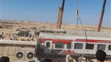 الصحة توضح الحالة الصحية لمصابي حادث قطار مطروح