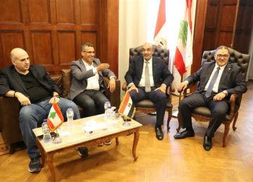 وزير الزراعة اللبناني يبحث مع غرفة الإسكندرية تعزيز التعاون الاقتصادي (صور)