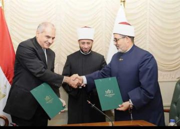 بحضور وزير الأوقاف.. بروتوكول تعاون بين جامعتي أسوان و نور مبارك في كازاخستان