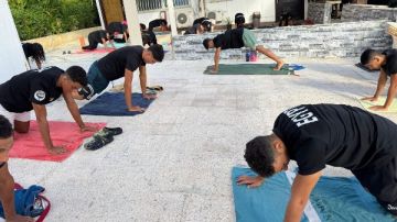 انطلاق أول معسكر لمنتخب السباحة بالزعانف استعدادا لبطولة العالم للمياه المفتوحة بالعلمين انطلاق أول معسكر لمنتخب السباحة بالزعانف استعدادا لبطولة العالم للمياه المفتوحة بالعلمين