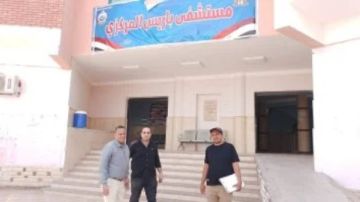 رئيس مركز باريس بالوادى الجديد يتفقد الخدمات الطبية بالمستشفى العام رئيس مركز باريس بالوادى الجديد يتفقد الخدمات الطبية بالمستشفى العام