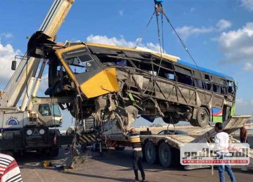 الدفع بـ20 سيارة إسعاف.. إصابة 24 شخصا في انقلاب أتوبيس على طريق الضبعة (الأسماء)