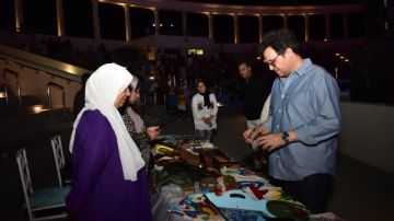 وزير الثقافة يشهد عروض مهرجان ليالينا في العلمين ويشيد بأداء المشاركين وزير الثقافة يشهد عروض مهرجان ليالينا في العلمين ويشيد بأداء المشاركين