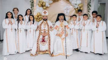 البطريرك الأنبا إبراهيم إسحق يترأس قداس المناولة الاحتفالية بكنيسة السيدة العذراء بشبرا