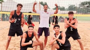 منتخب ناشئي الطائرة يتألق في بطولة إفريقيا ويتأهل إلى ربع النهائي