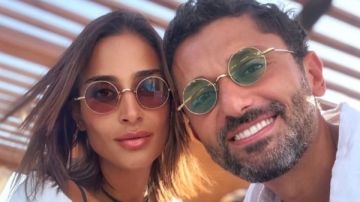 الحب ينتصر..شيماء سيف تعلق على صورة كريم عبدالعزيز وزوجته سويا