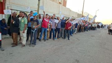 استمرار توافد المواطنين على لجان اقتراع الشيوخ بالإسكندرية