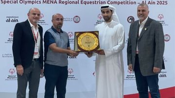 مصر تخطف ميداليتين جديدتين في سباق الممرات المتعرجة بإقليمية الفروسية للاولمبياد الخاص العين 2025 مصر تخطف ميداليتين جديدتين في سباق الممرات المتعرجة بإقليمية الفروسية للاولمبياد الخاص العين 2025